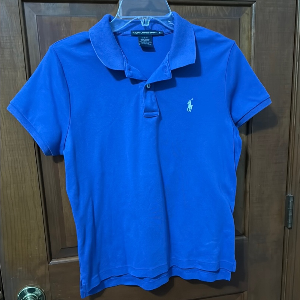 Polo by Ralph Lauren Vibrant Blue Pique Polo